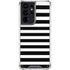 White and Black Stripes Galaxy S21 Ultra 5G Clear Case